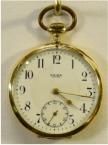 Gouden zakhorloge, circa 1930. Maker: Union, Swiss. Prijs: .650,-