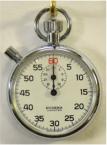 Stopwatch Dugena Jongster. Circa 1960. Nikkelen kast. Prijs: €.95,-