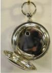 Zilveren zakhorloge met sleutelopwinding. Maker: American Watch Co. Waltham, Mass. Circa 1882. Prijs: €.595,- 