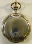 Zilveren savonnet zakhorloge. System Glashütte. Verzilverde wijzerplaat. Circa 1930. Prijs: €.375,-