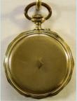 Gouden zakhorloge met gefacetteerde rand. Circa 1920. Prijs: .795,-