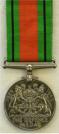 Keerzijde van GB: Defence Medal. Uitgereikt voor militaire / civiele verdienste ter ondersteuning van de war effort.