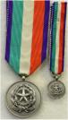 Itali�: Medaille voor Verdienste in Cultuur en Kunst (Medaglia ai benemeriti della cultura e dell'arte) in zilver. Ingesteld 1950. Maker: Cravanzola, Roma. Inclusief cassette en miniatuur. Prijs: �.65,-