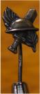 Demobilisatie Insigne Koninklijke Landmacht 1945-1919 v.m. Nederlands-Indi�. Ingesteld in 1950. Prijs: �.