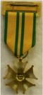 Vierdaagsekruis / Kruis voor Betoonde Marsvaardigheid. Voor de eerste deelname. Maker: Van Veluw,Zeist. Prijs: 